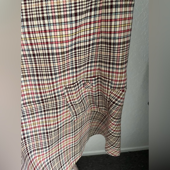 CLAUDIE PIERLOT
Short-Sleeved Checkered Dress - Picture 11 of 16